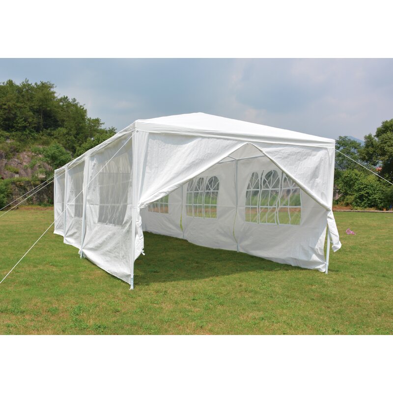 Steel clearance party tent